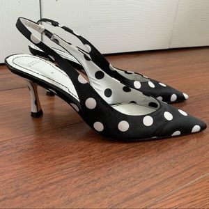 Zara Polka Dot Slip Sandal